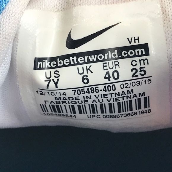 Nike Roshe Run 'Rainbow Sherbet' Running Shoes 705486-400 Women's Size 8.5 (7Y) - Picture 10 of 12